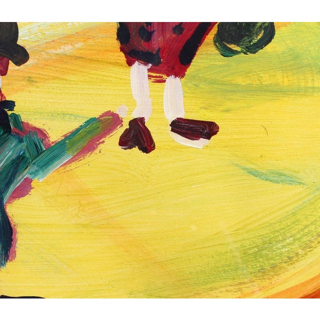 Roland Dubuc, The Circus, 1970s, Gouache on Paper, Framed For Sale - Image 15 of 18