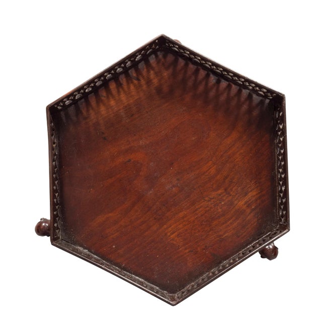 George III Style Mahogany Kettle Stand For Sale - Image 9 of 12