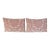 Pair of Bespoke Lumbar Pillows in Fortuny "Corone" Pattern For Sale