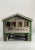 Charming, well made architectural wood model with the name and date hand-painted on the front. Solid wood construction...