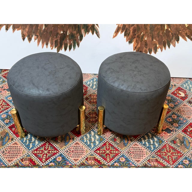 Coco Republic Oscar Stools, Pair For Sale - Image 10 of 12