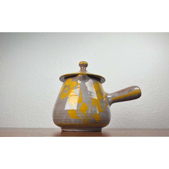 Vintage Italian Japanese Style Pottery Teapot from Cerasarda Fatto a Mano, 1970s For Sale - Image 4 of 18