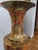 Metal Late 20th Century Large Brass Enameled Vases - a Pair For Sale - Image 7 of 11