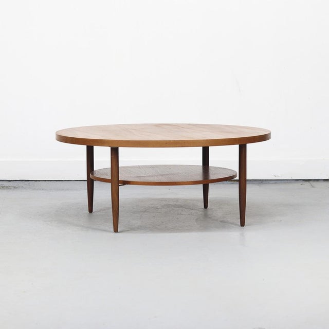 1960s Mid-Century Modern Round Coffee Table, 1960s For Sale - Image 5 of 10