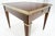 Baker Walnut & Brass Ring Drop Pull One Drawer Tapered Leg Side End Table MINT! For Sale - Image 6 of 11