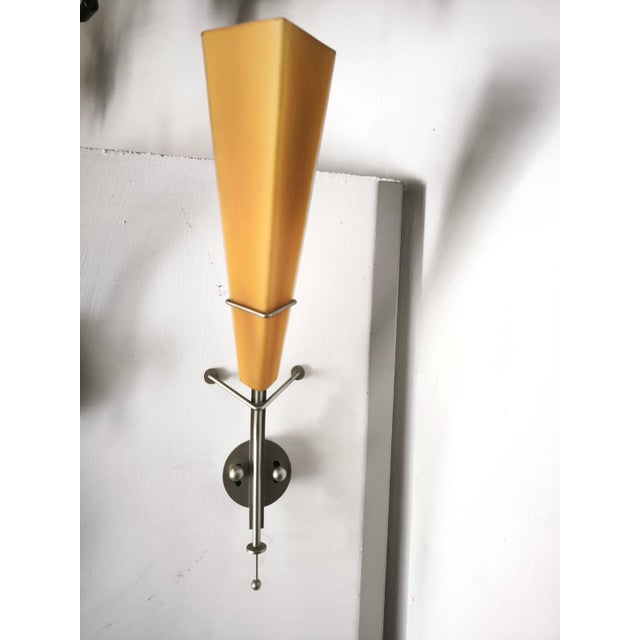 Metal Wall Light by Lamp International, 1990s For Sale - Image 7 of 10