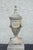 Late 20th Century Pair Of Neoclassical Style Cast Stone Garden Urns On Pedestals For Sale In Philadelphia - Image 6 of 16
