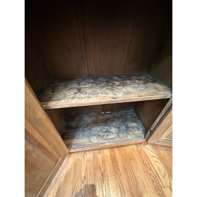 Brown Antique American Four-Door Crock Cabinet For Sale - Image 8 of 8