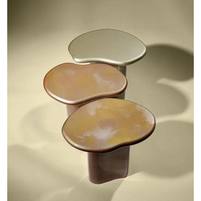 Set of support tables. Collaboration with Irina Sokolova Interiors. Bespoke / Customizable Identical shapes with different...