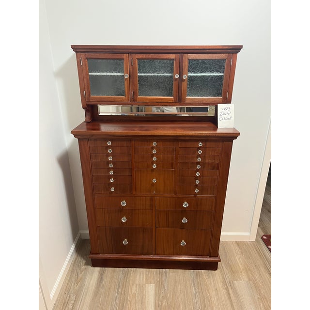 Brown 1923 Dental Cabinet For Sale - Image 8 of 8
