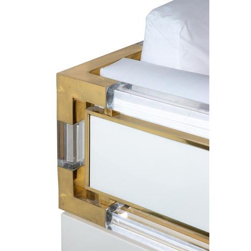 Vintage White Sofa by Charles Hollis Jones, 1970s For Sale - Image 4 of 7