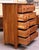 Brown Vintage Amish Solid Cherry Tall Chest of Drawers c.1980 For Sale - Image 8 of 9