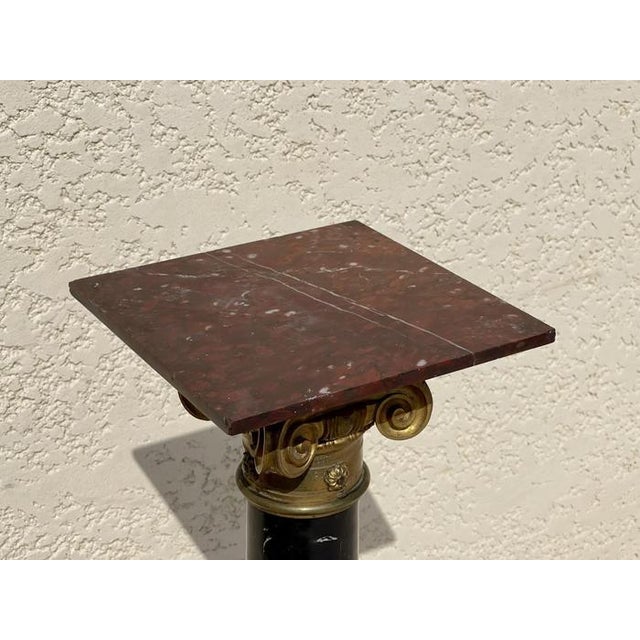 Stone Marble Column, 19th Century For Sale - Image 7 of 13