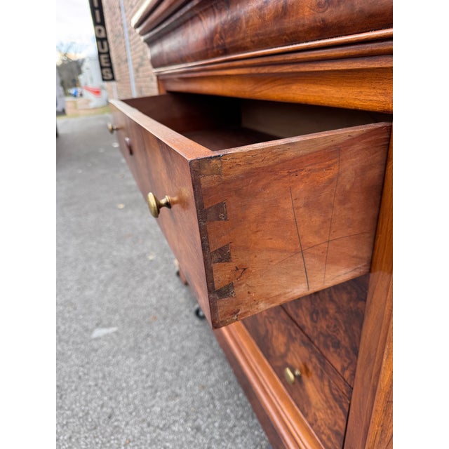 Brass 19th Century Louis Phillipe Chest/Commode For Sale - Image 8 of 15