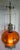 1960s Vintage Hollywood Regency Amber Glass Genie Bottle Table Lamp For Sale - Image 5 of 7