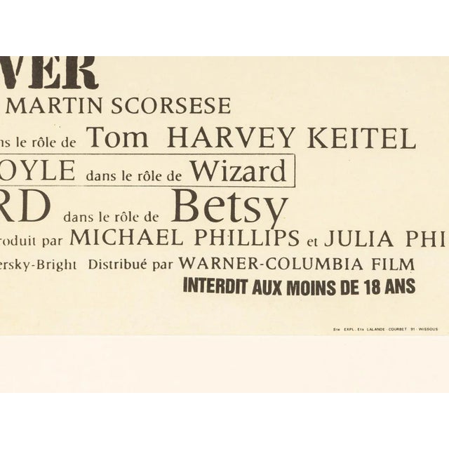 Taxi Driver Robert De Niro Poster, 1970s For Sale - Image 13 of 17