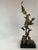 1966 Brutalist Sculpture on Black Lucite Signed George Kafka For Sale - Image 4 of 7