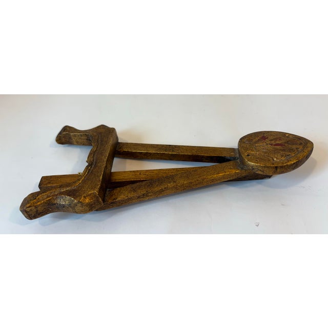 Vintage Italian Gilt Wood Petite Table Easel For Sale In Dallas - Image 6 of 6