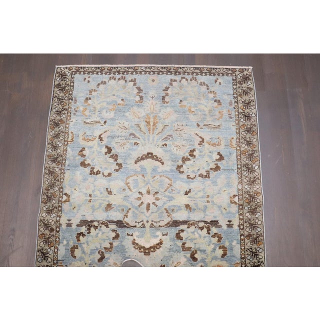 Light Blue Formal Antique Lilihan rug no. j4254 For Sale In New York - Image 6 of 6