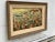 Framed and matted oil on board by noted San Francisco mid century beat artist Pascal Cucaro depicting an outdoor street...