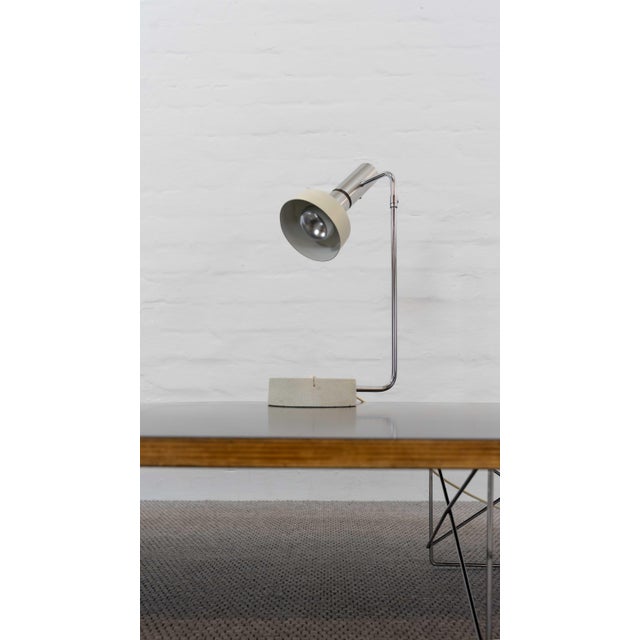 Ivory Minilux Table Lamp by Rosemarie and Rico Baltensweiler, 1960s For Sale - Image 8 of 18