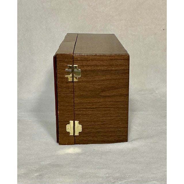 Vintage Mid-Century Cassette Tapes Storage Case "Encyclopedia of Music" Books For Sale - Image 9 of 12
