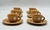 Metal 1980s Emilia Castillo Taxco Plata Mexico Butterfly Cup and Saucer Set of 6 For Sale - Image 7 of 18