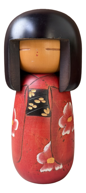 Vintage Japanese Kokeshi by Masae Fujikawa, 1970s