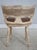 French Louis XV Cane Back Painted Vanity Stool For Sale - Image 4 of 18