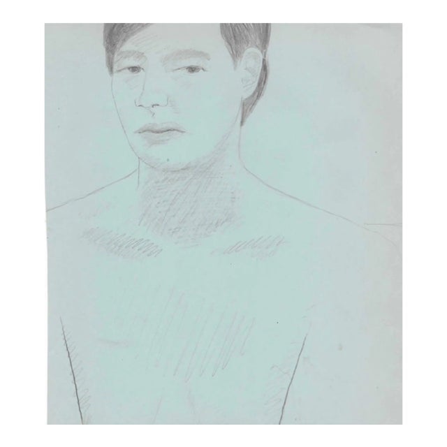 1970s James Bone Portrait of a Man For Sale