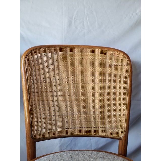 1970s Vintage Model 811 "Prague" Style Bentwood & Cane Dining Chairs - Set of 4 For Sale - Image 17 of 18