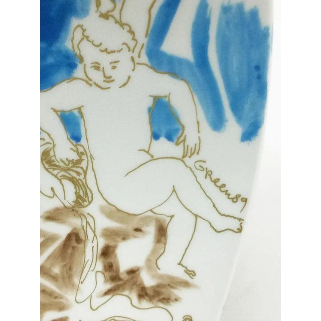 Ceramic Renaissance Vase Sculpture by Daniel Groen for Rosenthal For Sale - Image 7 of 10