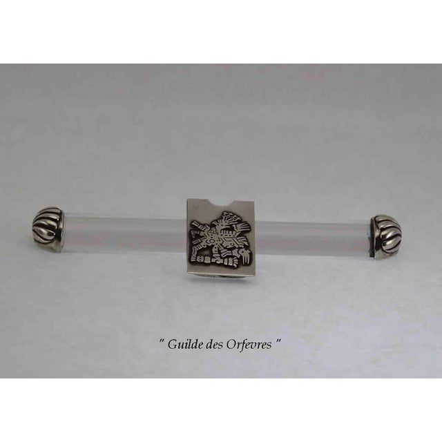 Mexican Sterling Silver Mexican Money Clip. For Sale - Image 3 of 13