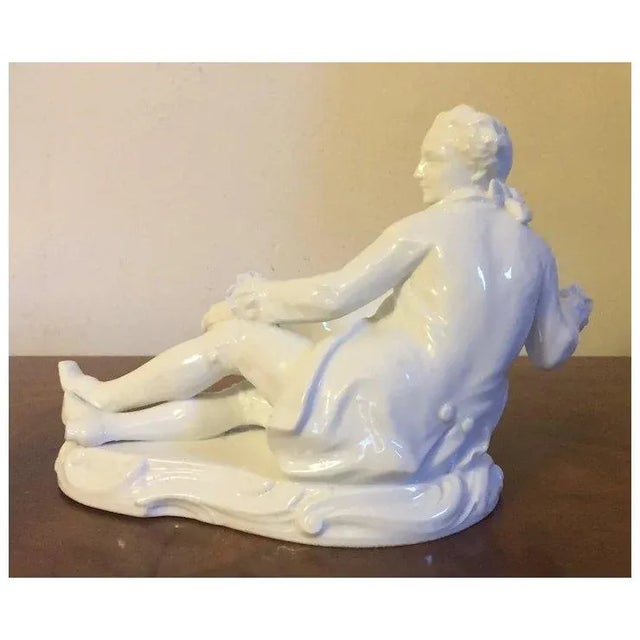 Antique 19th Century Meissen Blanc De Chine Porcelain Figural Sweetmeat Table Garniture For Sale - Image 9 of 13