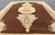 Tribal Vintage Turkish Oushak Rug, Brown Medallion With Taupe For Sale - Image 3 of 13