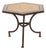 Moroccan Zellige Tile Top Hexagonal Table For Sale