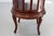 Wood Small Round Bar Display Cabinet with Tray, 1980s For Sale - Image 7 of 18