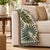 Dorothy Draper Tropical Palm Leaf Woven Throw Blanket – Green & Cream, 60 × 50 For Sale - Image 4 of 5