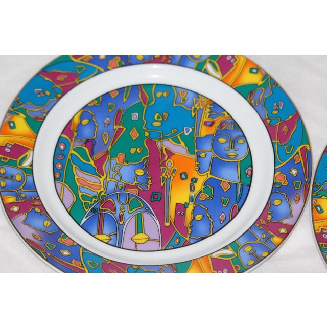 Porcelain Dessert Plates, France, 1990s, Set of 6 For Sale - Image 15 of 18