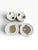 Vintage Ceramic Angel Luminary Set | 3-Piece Star Cutout Candle & Electric Lights For Sale In Portland, ME - Image 6 of 6