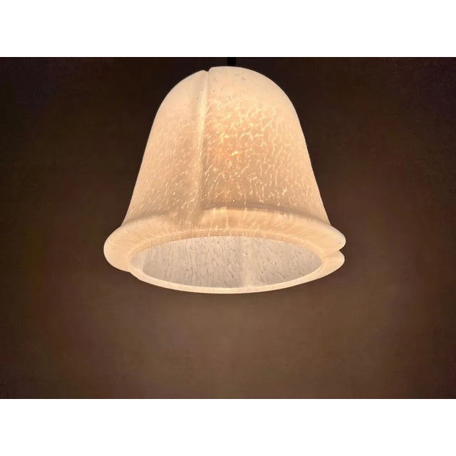 Metal Mid-Century Modern Glass Pendant Lamp from Glashütte Limburg, 1960s For Sale - Image 7 of 8