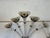 Vintage White Wall Lights in Brass, 1950, Set of 2 For Sale - Image 6 of 11