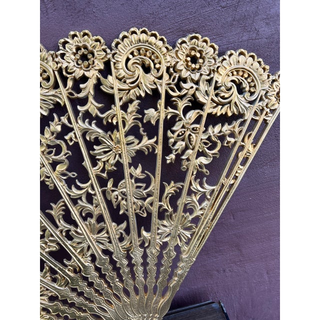 1970s Decorative Burwood Fan For Sale - Image 4 of 5