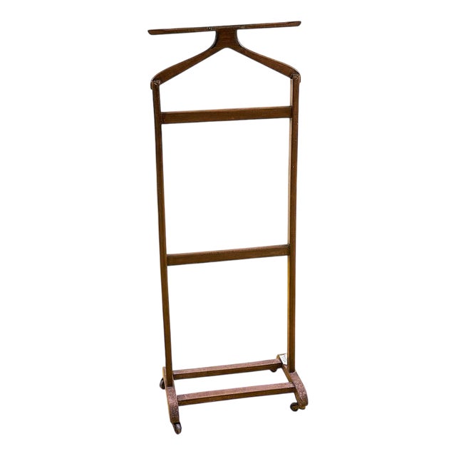 Vintage Wooden Valet Stand For Sale