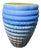 Art Deco Harmony Drip Ware Ribbed Vase from Shelley, 1930 For Sale
