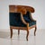 Wood Pair of Biedermeier-Style Walnut Bergères, Italy, 2nd Half 19th Century For Sale - Image 7 of 8