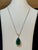 GIA Certified 19 Ct Pear Cut Emerald & 1 Ct Diamond Halo Pendent/Necklace 14 KWG For Sale - Image 10 of 18