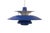Vintage Danish Blue Ceiling Pendant PH5 by Poul Henningsen for Louis Poulsen, 1960s For Sale