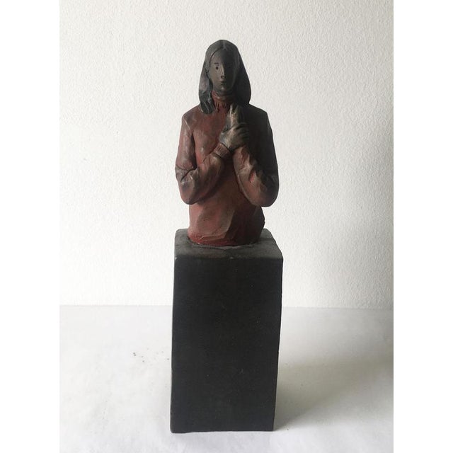Italian Bronze Cast Figurine Sculpture by Aron Demetz, 2004 For Sale - Image 3 of 18