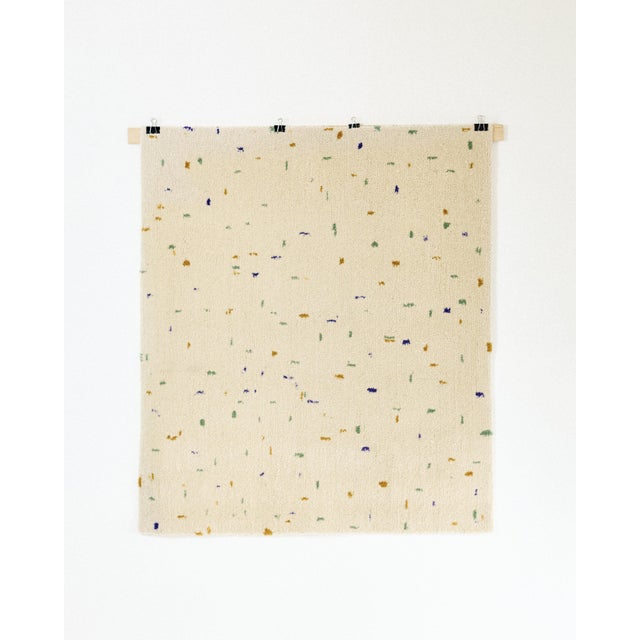 Wool Rug with Colorful Pattern, 2010s For Sale - Image 4 of 4